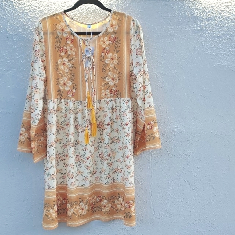 Floral Bohemian Dress